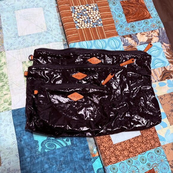 MZ Wallace Large Metro Tote, Black Lacquer - Picture 6 of 10